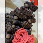 Brownie Tower Birthday Cake (Customized 3)