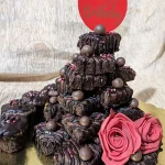 Brownie Tower Birthday Cake (Customized 3)