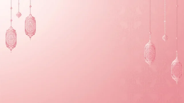 Ramadan Offers pink background